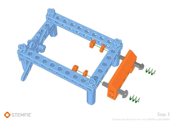 STEMFIE Desktop Catapult 3D Print 473759