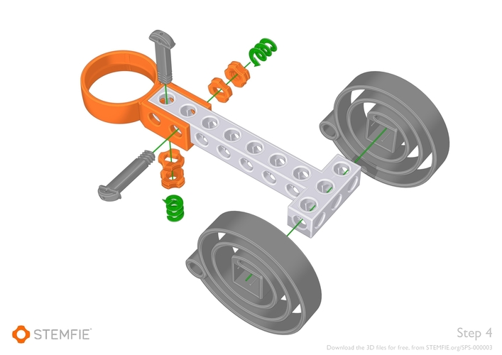 STEMFIE Desktop Catapult 3D Print 473760