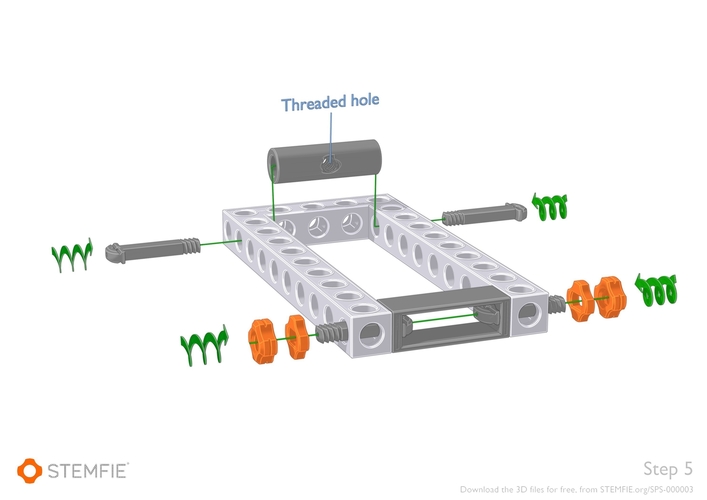 STEMFIE Desktop Catapult 3D Print 473761