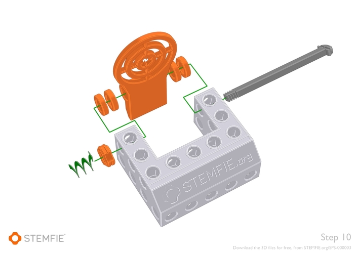 STEMFIE Desktop Catapult 3D Print 473766