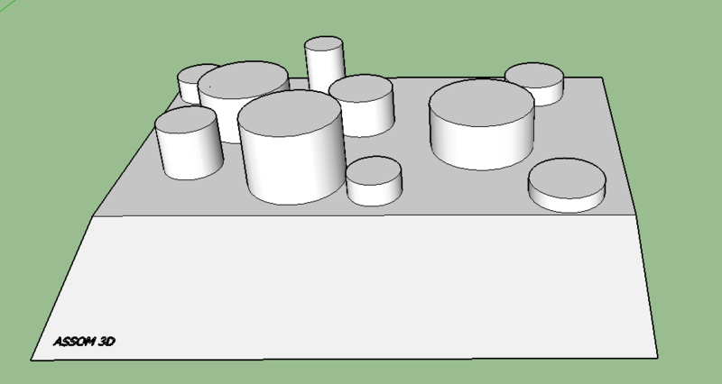 modelo de calibración de impresora 3D