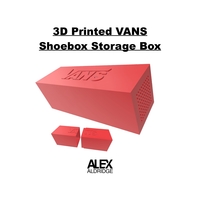 Small 3D VANS Skateboard Shoebox Storage Box  3D Printing 473866