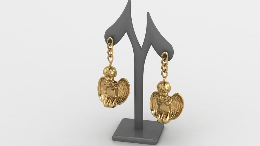 Angel Earing 3D Print 474008