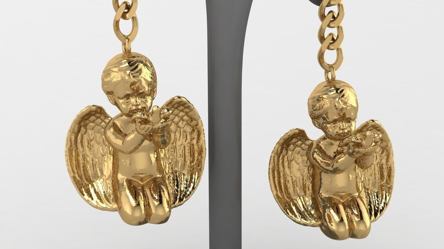 Angel Earing 3D Print 474010