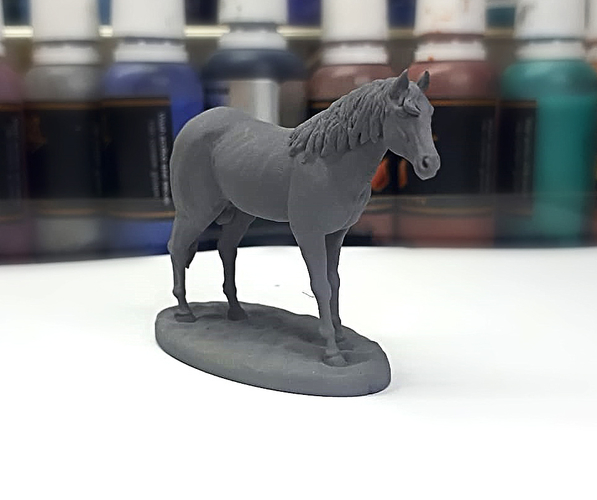 Horse Tabletop Figure RPG Miniature 32mm 3D Print 474018