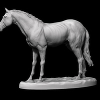Horse Tabletop Figure RPG Miniature 32mm - Thumbnail 3