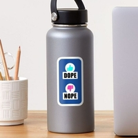 DOPE or NOPE Fan Art Storage Sticker Box - Thumbnail 1