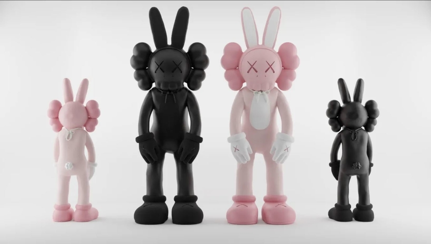 Kaws Accomplice Rabbit Figure+Trophy 3D Print 474143