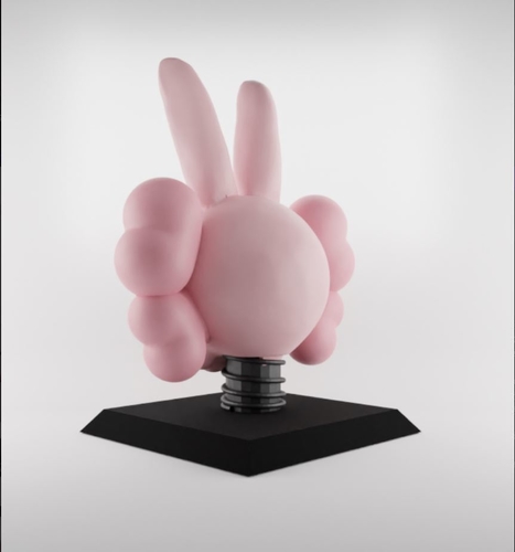 Kaws Accomplice Rabbit Figure+Trophy 3D Print 474153