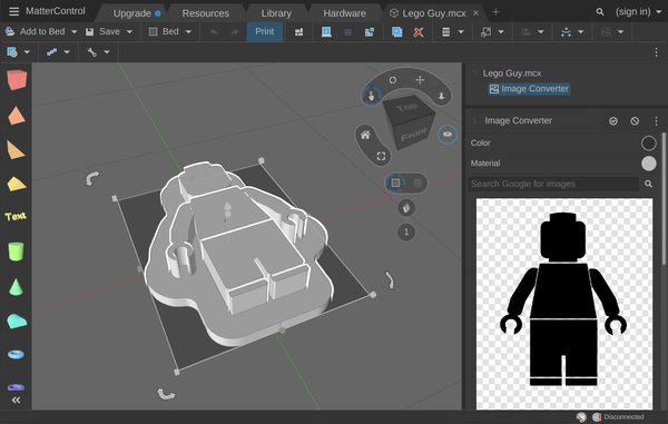 Medium Image Converter Tutorial - Lego Guy 3D Printing 474168