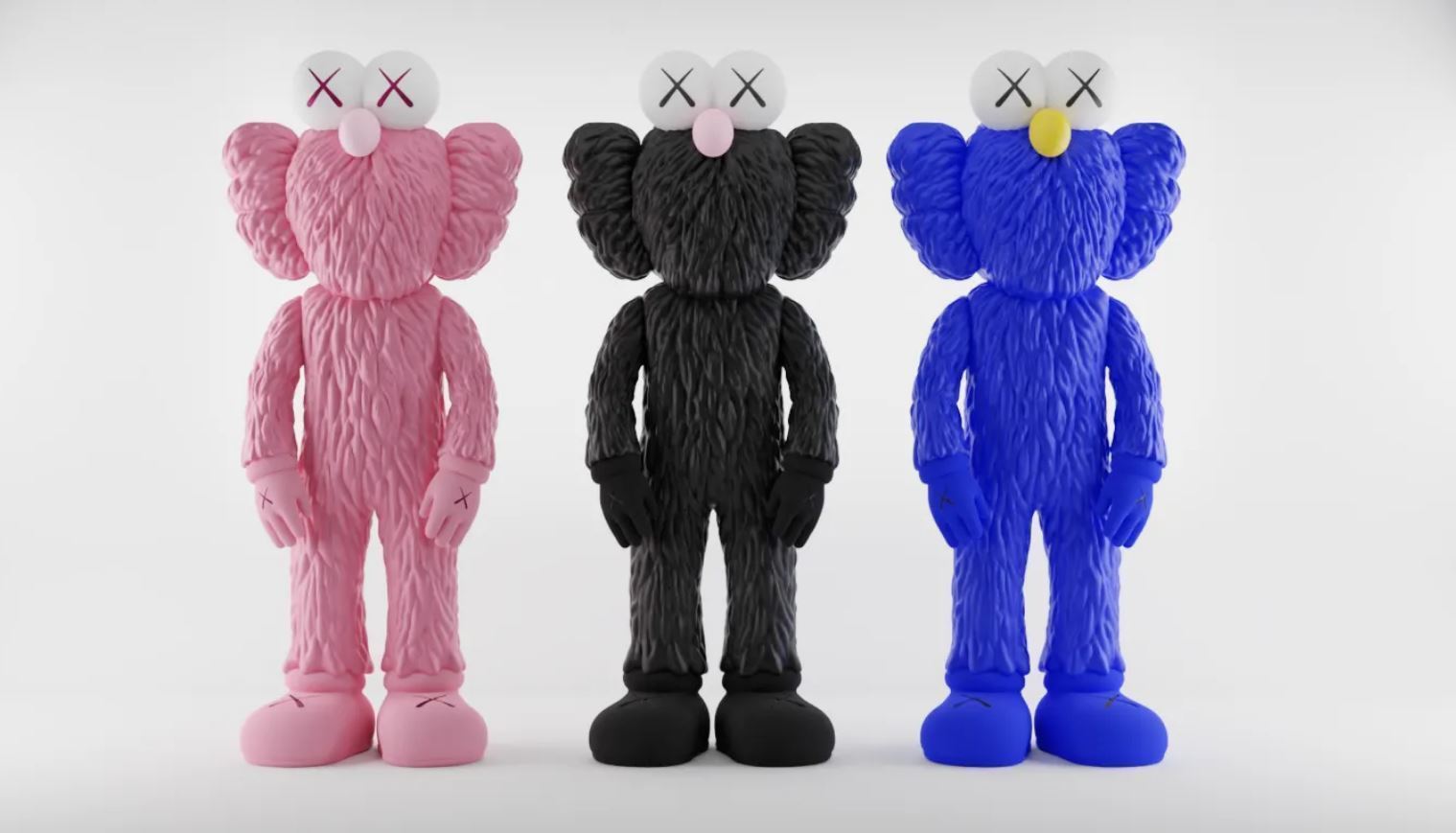 STL file KAWS KEYCHAIN BFF X DESSECTED X COMPANION・3D printer