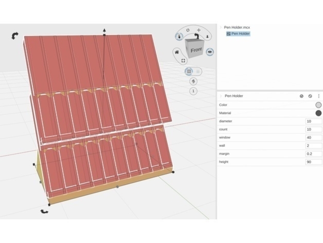 Pen Holder DesignApp 3D Print 474316