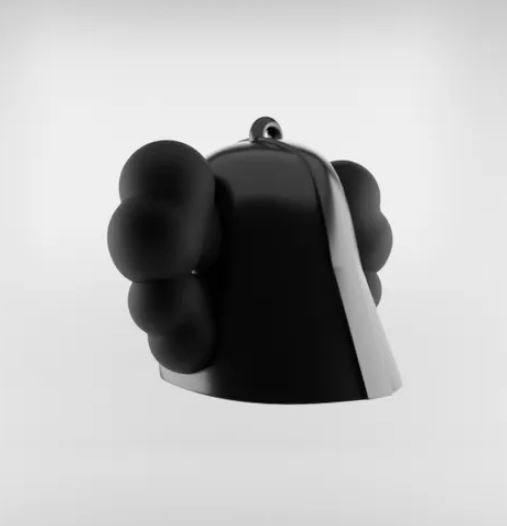 Kaws Keychain Bape Companion for Print 3D model 3D printable