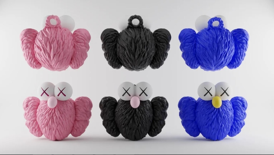 KAWS PINK 3D model 3D printable