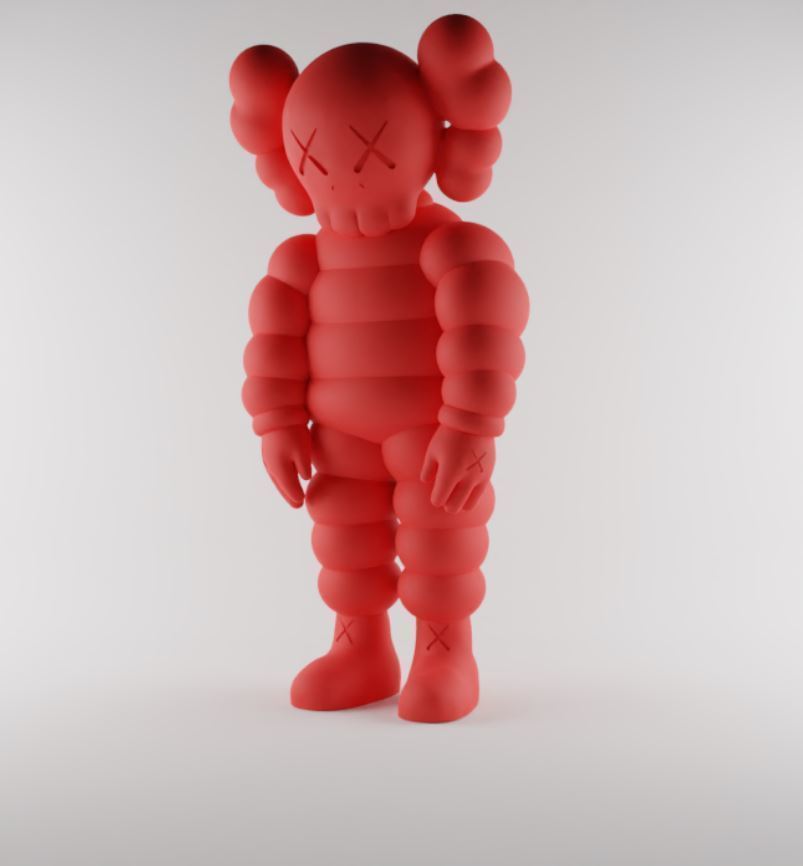 KAWS What a Party Pink Sculpture 2020 Original Limited