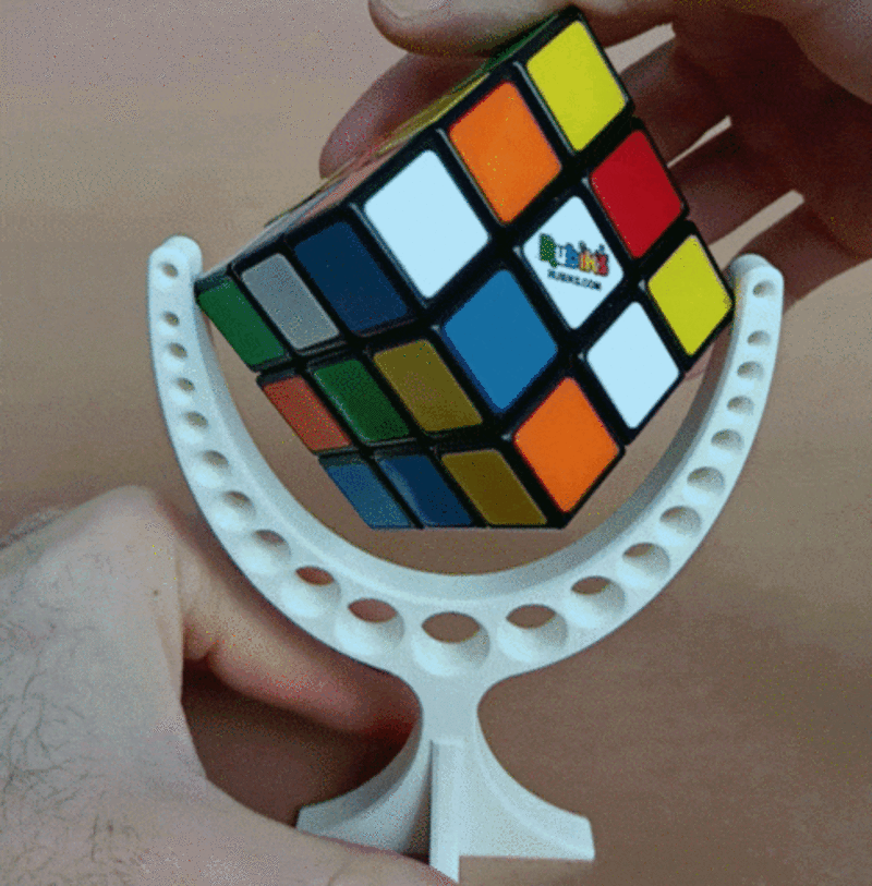 Rubik's cube spinner / stand / holder