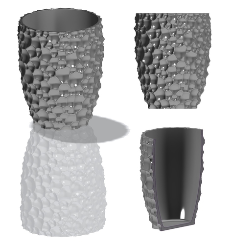 crater vase 3D Print 474404