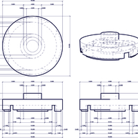  LEGO Round  Jumper Plate 2X2 - Thumbnail 4