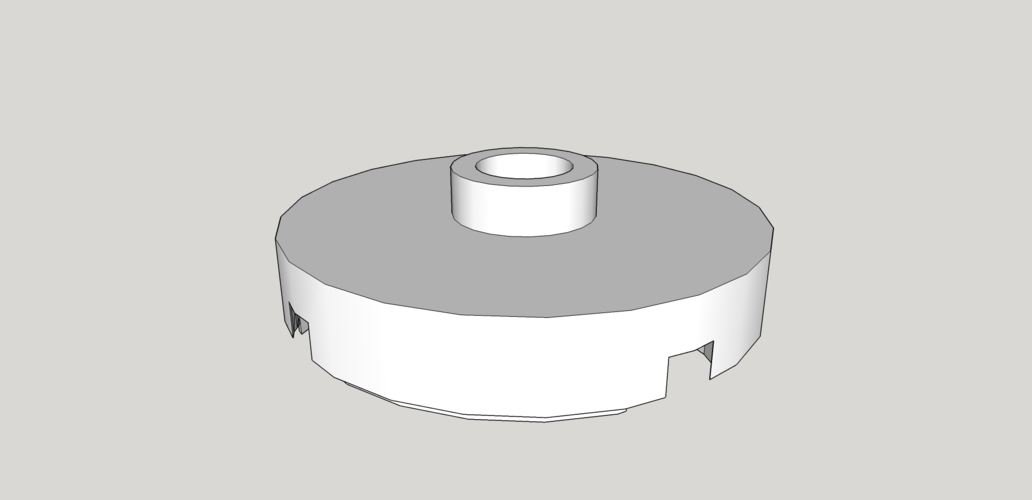  LEGO Round  Jumper Plate - 2X2 3D Print 474421