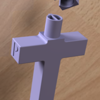 Salzstreuer Kreuz - Thumbnail 1