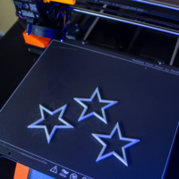 Small Stars and moon 3D Printing 474678