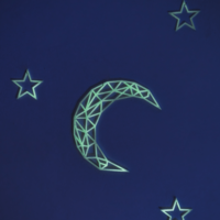 Stars and moon - Thumbnail 2