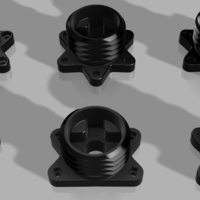 70 MM THRUSTMASTER WHEEL ADAPTER / QUICK RELEASE M4, M5, M6 - Thumbnail 1