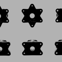 70 MM THRUSTMASTER WHEEL ADAPTER / QUICK RELEASE M4, M5, M6 - Thumbnail 3