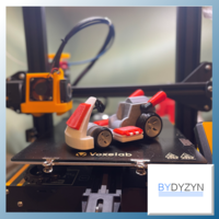 Small Mario Kart Standard Model Kit - Free rolling  3D Printing 474760