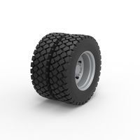 Diecast military truck double wheel Scale 1 to 25 - Thumbnail 2