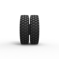 Diecast military truck double wheel Scale 1 to 25 - Thumbnail 4