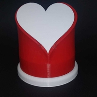  Heart Type Lithophane Photo Frame - Thumbnail 2