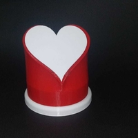  Heart Type Lithophane Photo Frame - Thumbnail 3