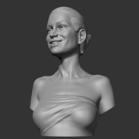 Angelina Jolie 3D print model - Thumbnail 4