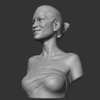 Angelina Jolie 3D print model - Thumbnail 5