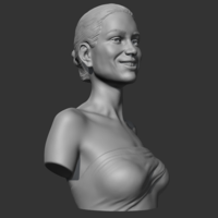 Angelina Jolie 3D print model - Thumbnail 9