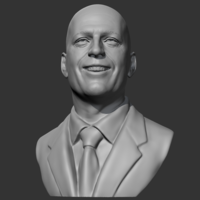 Bruce Willis 3D print model - Thumbnail 2