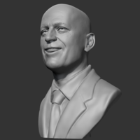 Bruce Willis 3D print model - Thumbnail 4