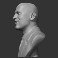 Bruce Willis 3D print model - Thumbnail 6