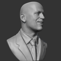 Bruce Willis 3D print model - Thumbnail 9