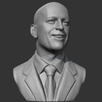 Bruce Willis 3D print model - Thumbnail 10