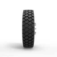 Diecast military truck wheel Scale 1:25 - Thumbnail 4