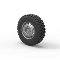 Diecast military truck wheel Scale 1:25 - Thumbnail 6