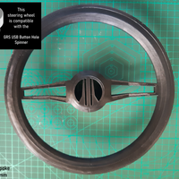 Arcade Spinner Steering Wheel - GRS USB Button Hole Compatible - Thumbnail 2