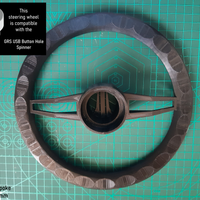 Arcade Spinner Steering Wheel - GRS USB Button Hole Compatible - Thumbnail 3