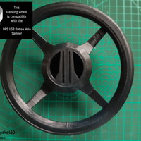 Arcade Spinner Steering Wheel - GRS USB Button Hole Compatible - Thumbnail 8