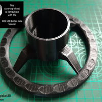 Arcade Spinner Steering Wheel - GRS USB Button Hole Compatible - Thumbnail 9