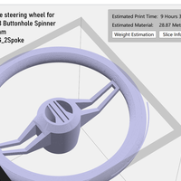 Arcade Spinner Steering Wheel - GRS USB Button Hole Compatible - Thumbnail 12