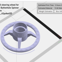 Arcade Spinner Steering Wheel - GRS USB Button Hole Compatible - Thumbnail 21