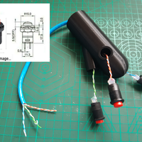 Digital 3-Button Arcade Flightstick to fit Sanwa type joystick - Thumbnail 1